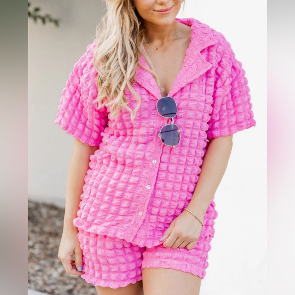 Size small pink set